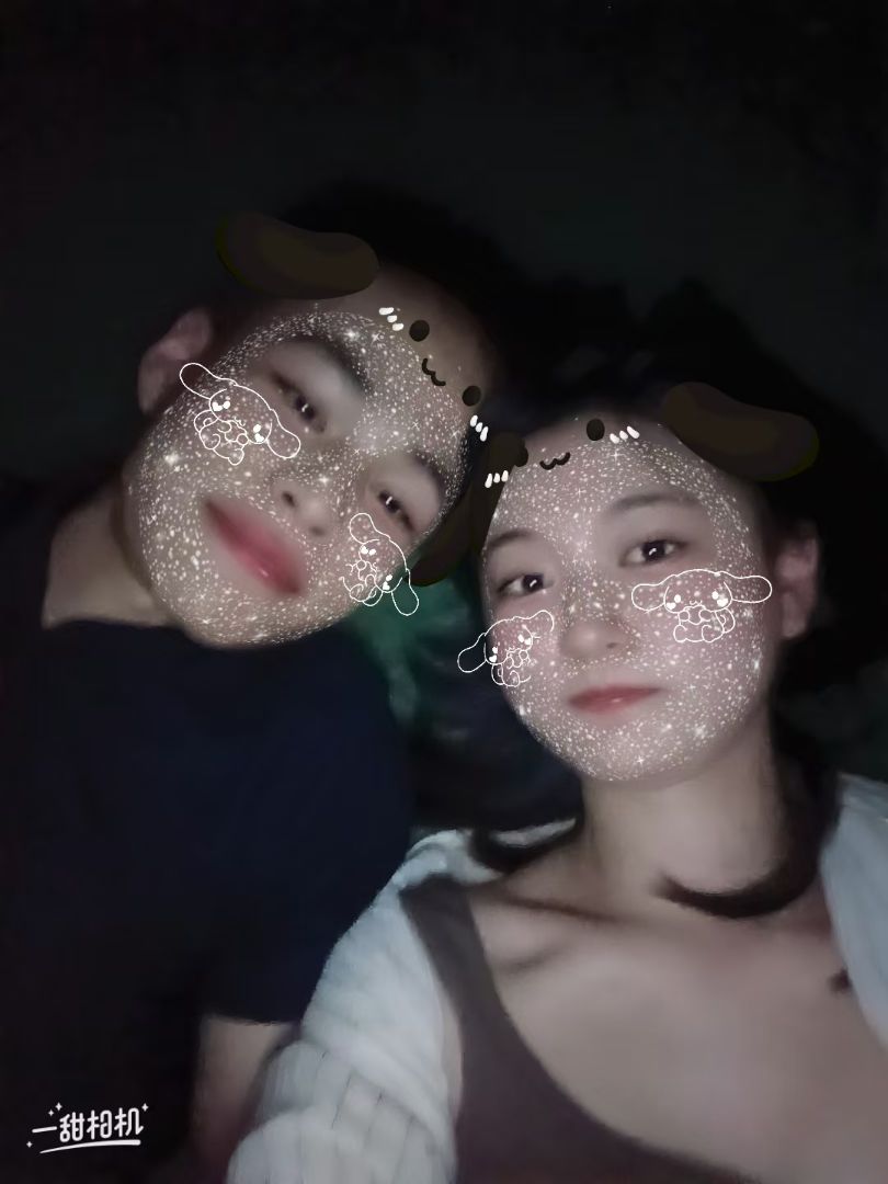 糖糖和我的合照